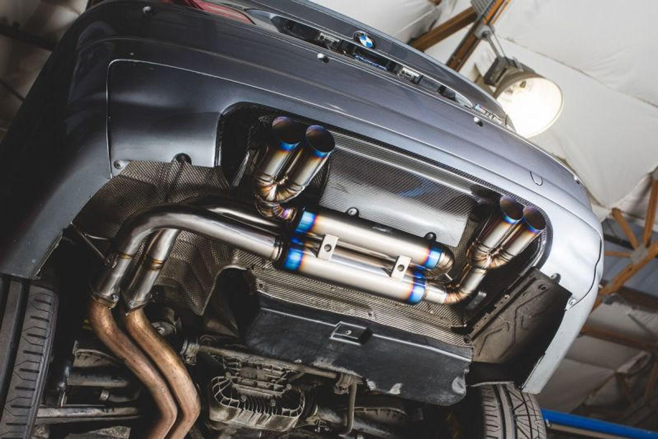 Vivid Racing VR Performance 01-05 BMW M3 E46 Titanium Exhaust System- Quad Titanium Tips - VR-E46M3-170 