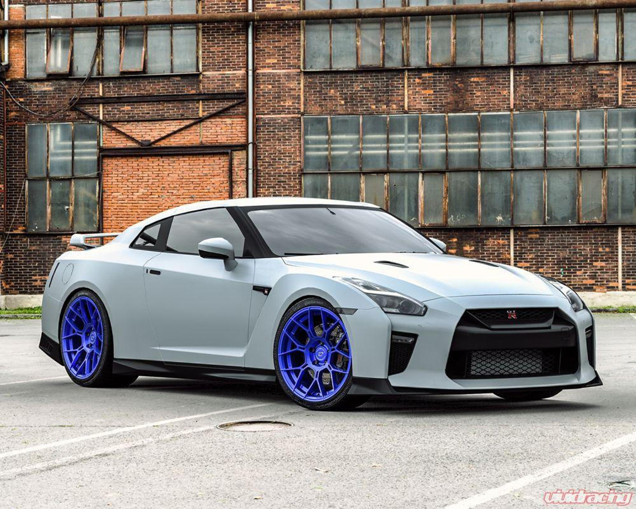 Vivid Racing VR Forged D09 Wheel Package Nissan GT-R 20x10 & 20x12 Dark Blue - VRF-D09-GTR-DBL 