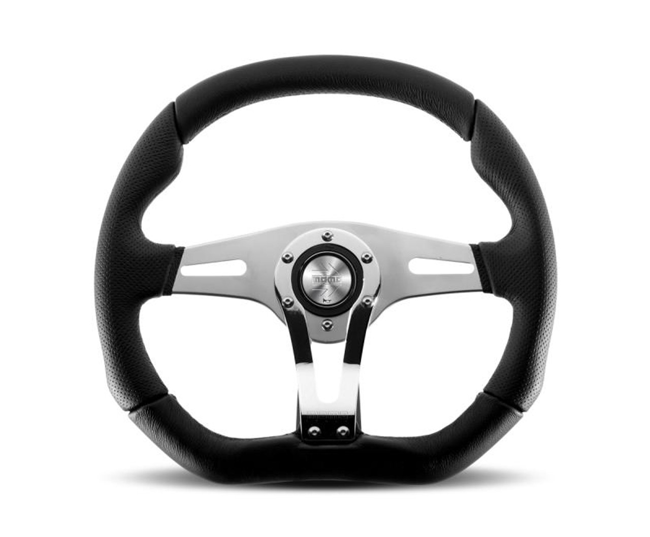 MOMO Momo Trek RSteering Wheel - Trek R/350 mm mmeter -  Black AirLeather/Brshd Al Spokes - TRK-R35BK0B 