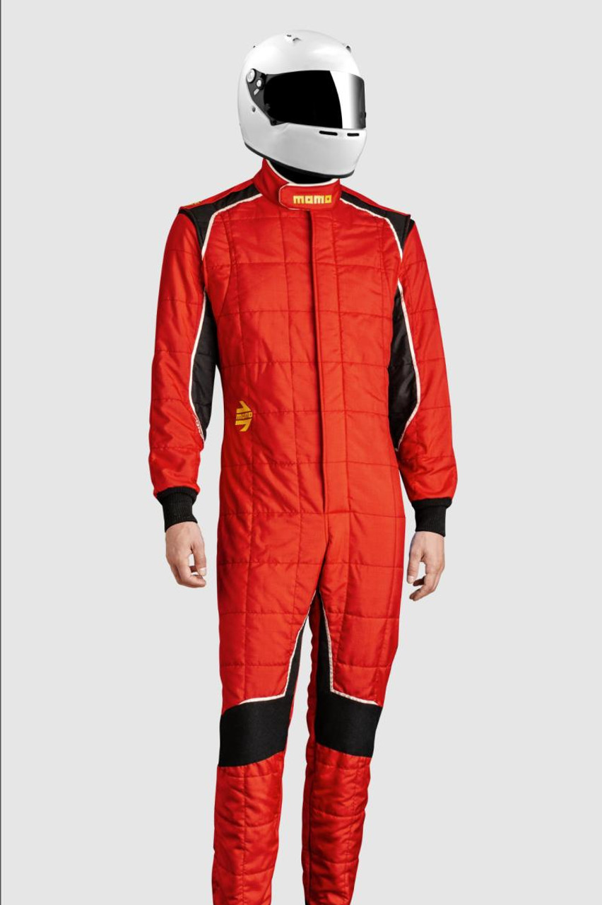 MOMO Momo Corsa Evo Driver Suits Size 58 (SFI 3.2A/5/FIA 8856-2000)-Red - TUCOEVORED58 