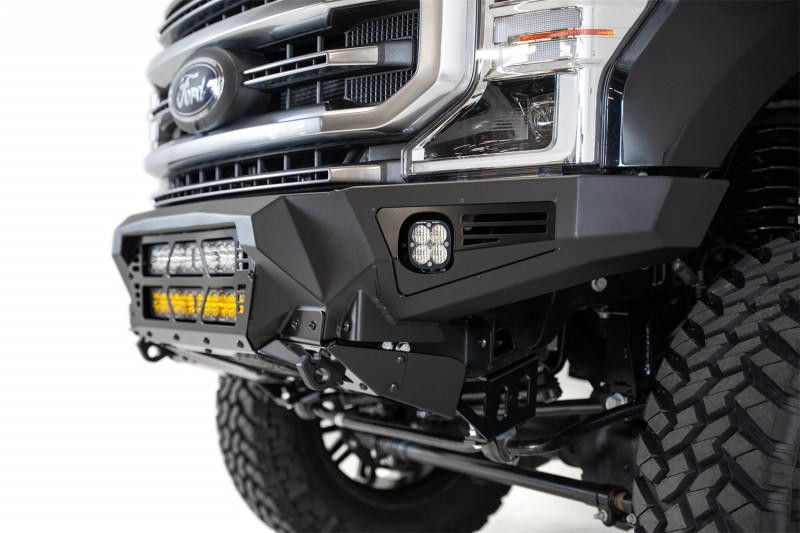  Addictive Desert Designs 17-20 Ford Super Duty Bomber Front Bumper w/ Mounts For 20in Light Bars - F160012140103 