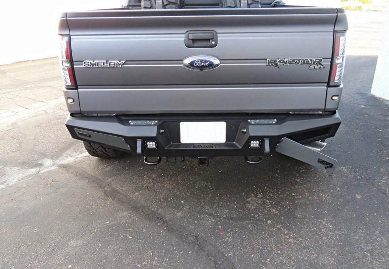  Addictive Desert Designs 10-14 Ford F-150 Raptor HoneyBadger Rear Bumper w/ Tow Hooks - R017301280103 