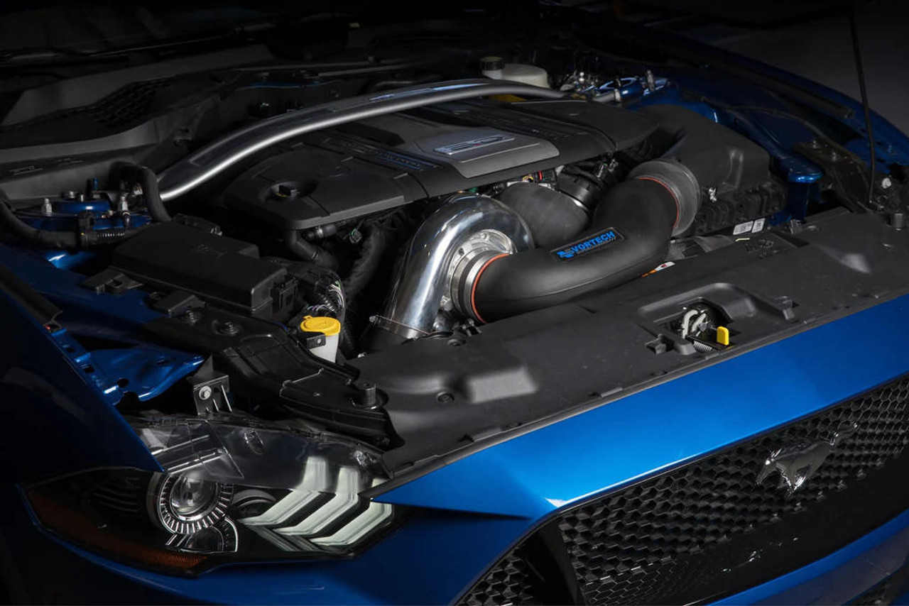  Vortech Superchargers 2018-2020 Ford 5.0L Mustang GT Polished Supercharger Systems 