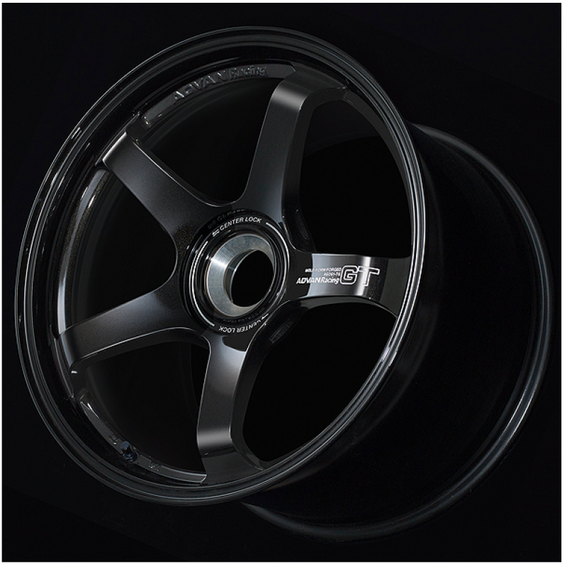 Advan GT Beyond 18x12 +25 5x114.3 Racing Titanium Black Wheel - YAQB8O25ETB Photo - Primary