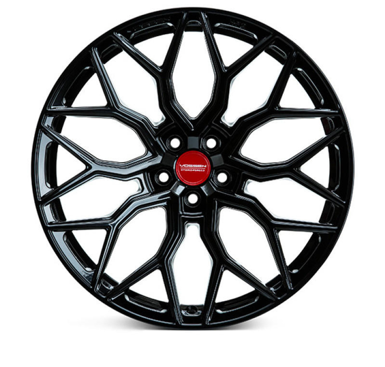  Vossen HF-2 24x10 / 5x120 / ET32 / Deep Face / 72.56 - Gloss Black - HF2-4B62 