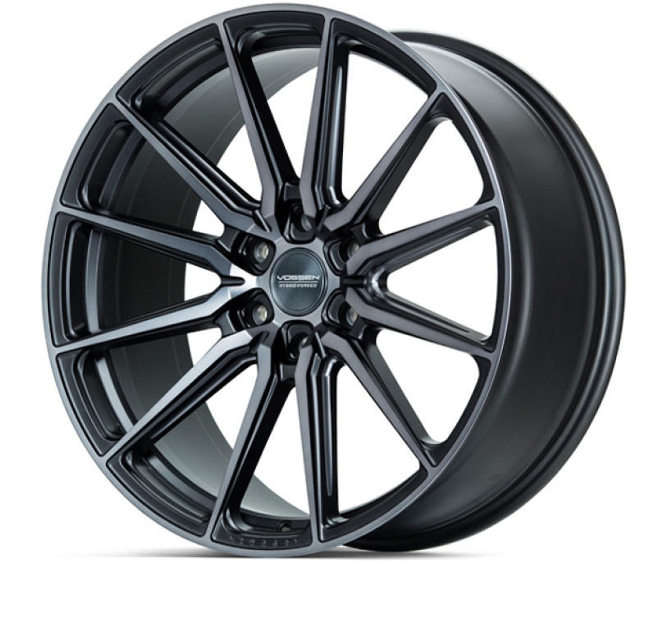  Vossen HF6-1 20x9.5 / 6x139.7 / ET15 / Deep Face / 106.1 - Tinted Matte Gunmetal - HF61-0G04 