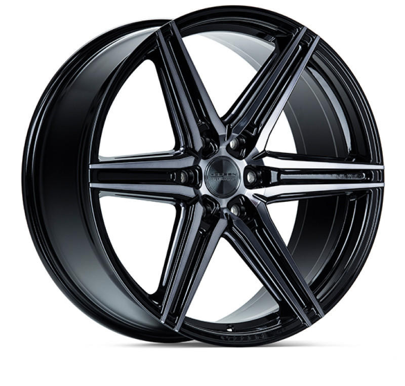  Vossen HF6-2 22x9.5 / 6x135 / ET20 / Deep Face / 87.1 - Tinted Gloss Black - HF62-2F22 