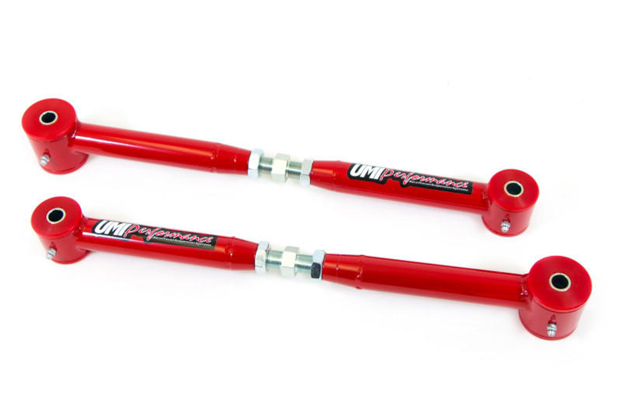  UMI Performance 05-14 Ford Mustang Adjustable Lower Control Arms w/ Polyurethane Bushings - 1038-R 