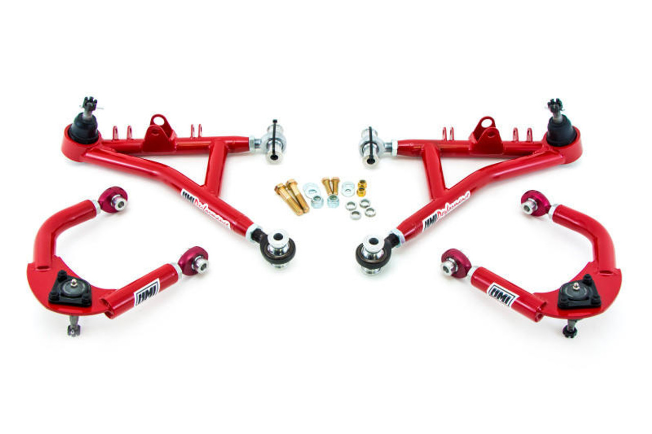  UMI Performance 93-02 GM F-Body Front A-arm Kit Adjustable CrMo Drag Race - 231716-R 