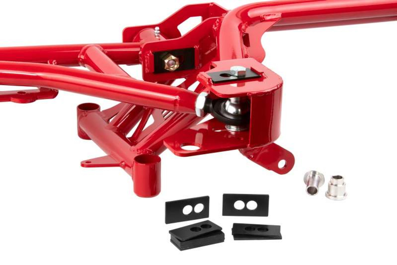 UMI Performance 98-02 GM F-Body K-Member LSX Rr Roll Center Increase- Red - 2330-R Photo - Close Up