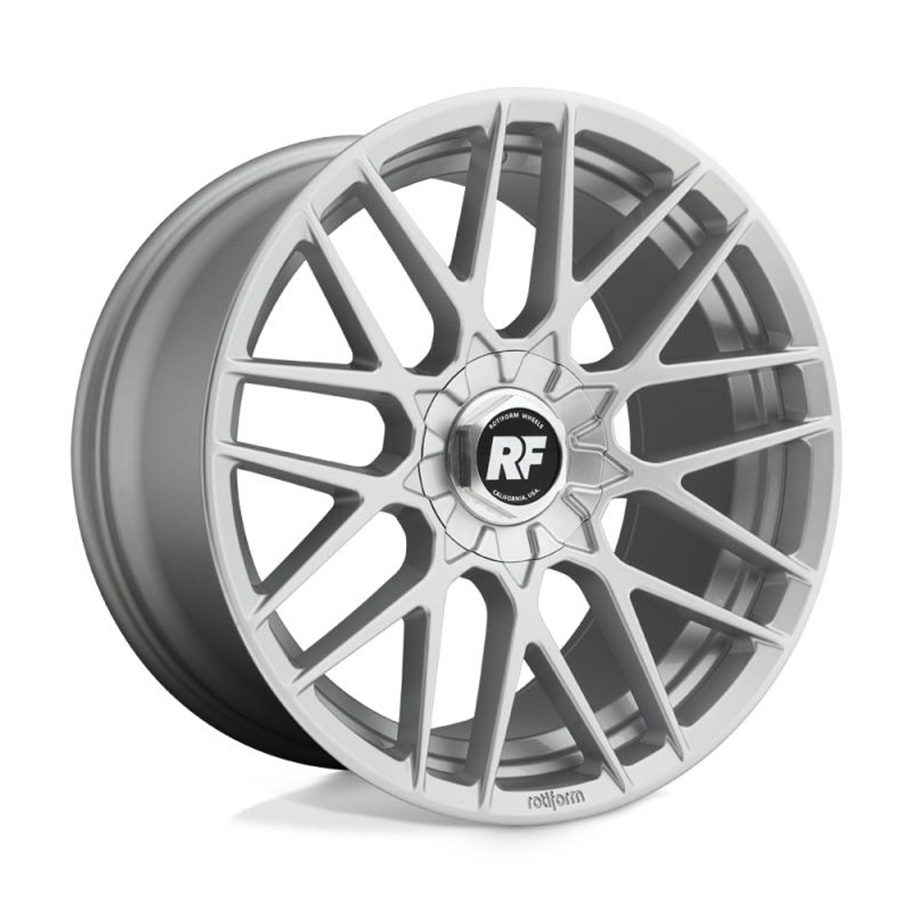  Rotiform R140 RSE Wheel 18x9.5 5x112/5x120 35 Offset - Gloss Silver - R1401895F4+35 