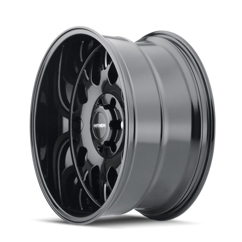  Mayhem 8110 Tripwire 20x9 / 5x139.7 BP / 0mm Offset / 110mm Hub Black w/ Milled Spokes Wheel - 8110-2997BM 