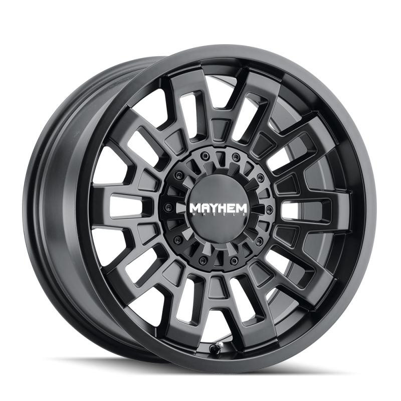  Mayhem 8113 Cortex 18x9 / 6x135 BP / 0mm Offset / 106mm Hub Matte Black Wheel - 8113-8937MB 