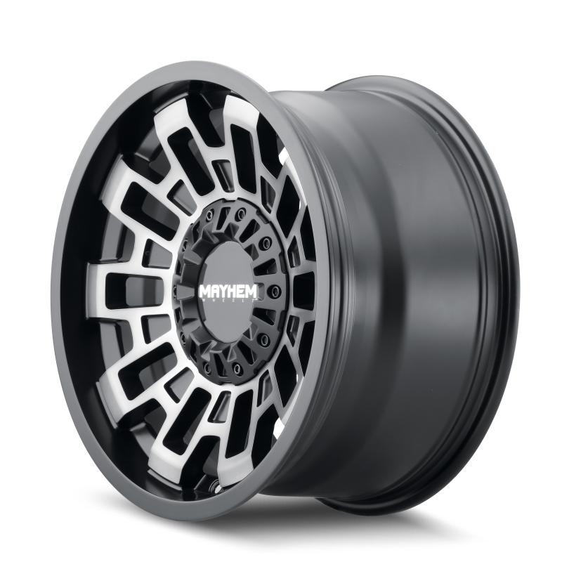  Mayhem 8113 Cortex 18x9 / 6x135 BP / 0mm Offset / 106mm Hub Matte Black w/ Dark Tint Wheel - 8113-8937TM 
