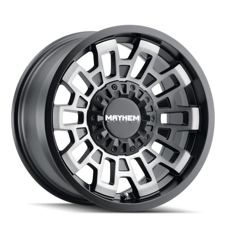  Mayhem 8113 Cortex 18x9 / 6x135 BP / 0mm Offset / 106mm Hub Matte Black w/ Dark Tint Wheel - 8113-8937TM 