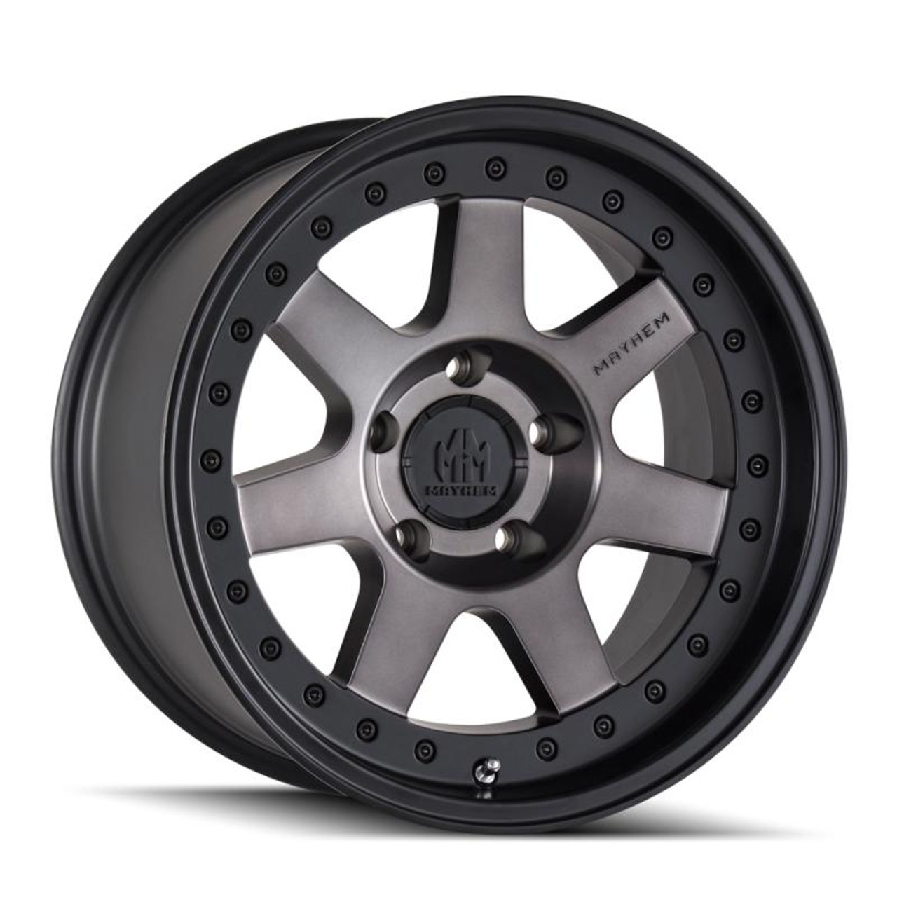  Mayhem 8300 Prodigy 20x9 / 8x170 BP / 0mm Offset / 130.8mm Hub Matte Black w/ Dark Tint Wheel - 8300-2970TM 