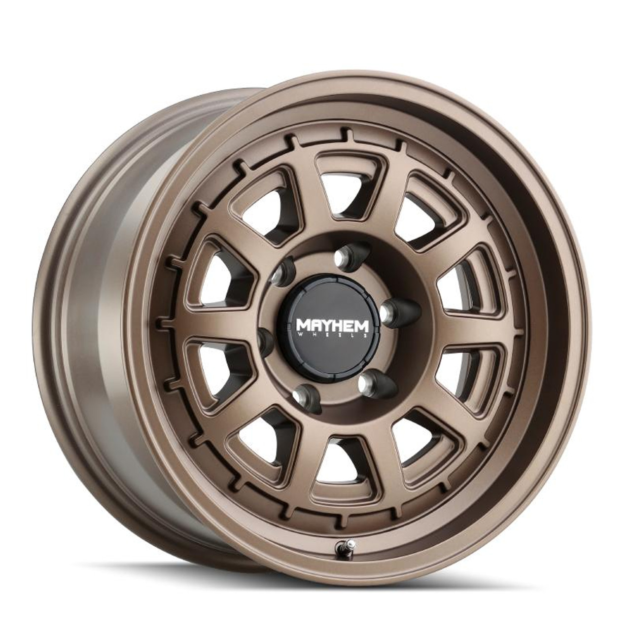  Mayhem 8303 Voyager 17x8 / 5x114.3 BP / 38mm Offset / 72.6mm Hub Dark Bronze Wheel - 8303-7865MZ38 