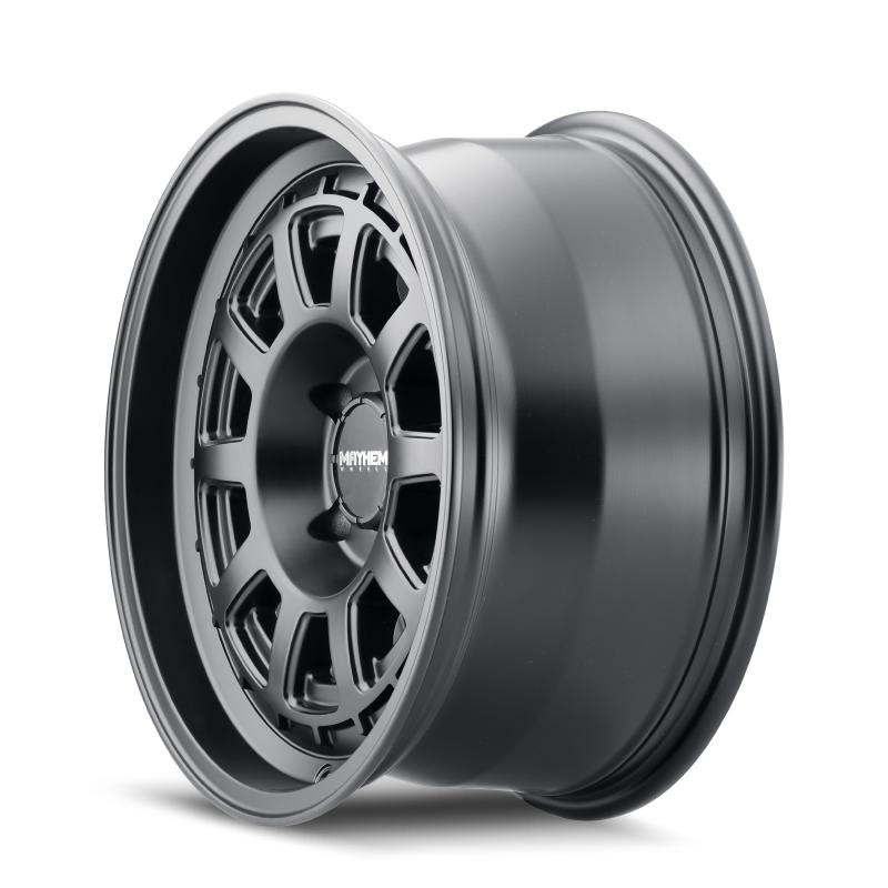  Mayhem 8303 Voyager 18x9 / 5x150 BP / 0mm Offset / 110mm Hub Matte Black Wheel - 8303-8950MB 