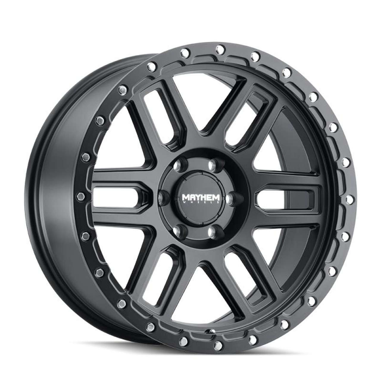  Mayhem 8304 Delta 20x9 / 5x150 BP / 0mm Offset / 110mm Hub Matte Black Wheel - 8304-2950MB 