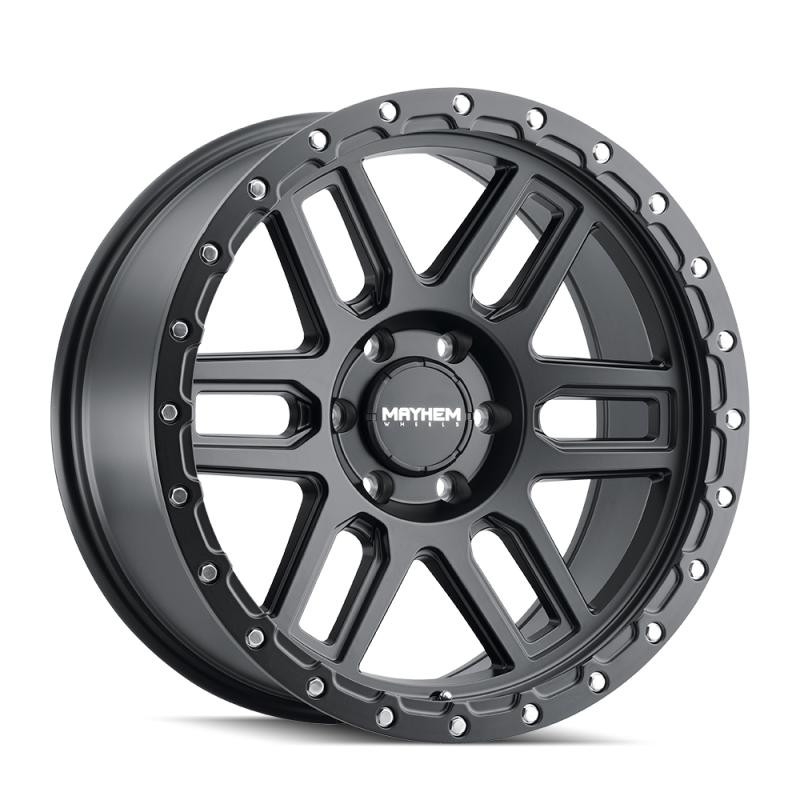  Mayhem 8304 Delta 20x9 / 8x165.1 BP / -12mm Offset / 125.2mm Hub Matte Black Wheel - 8304-2981MB12 