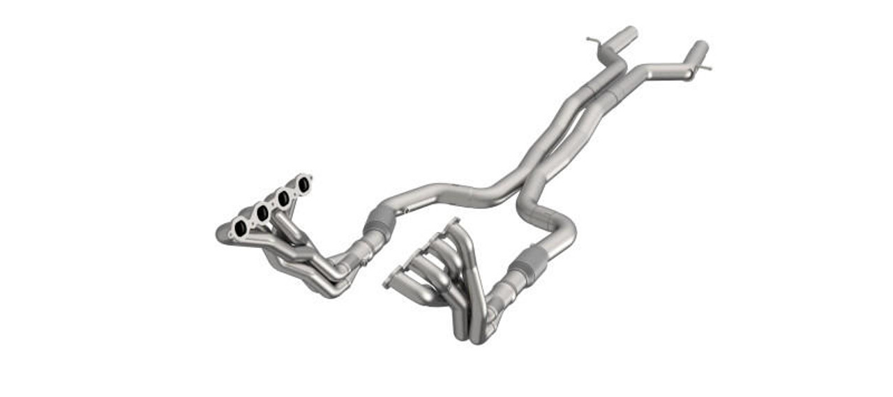 Kooks Headers Kooks 2022 Cadillac CT5V 2in x 3in SS Longtube Headers and Green Catted SS X-Pipe - 2313F632 