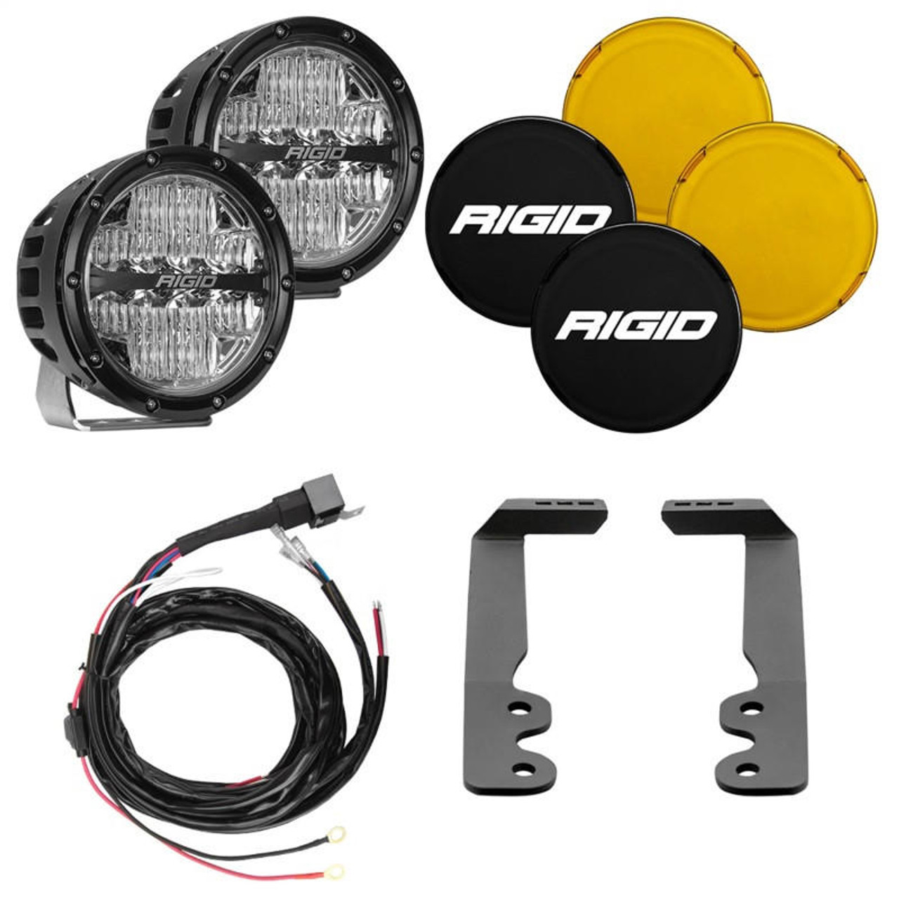  Rigid Industries 2022+ Toyota Tundra A-Pillar Light Kit (6in 360-Series) - 46806 