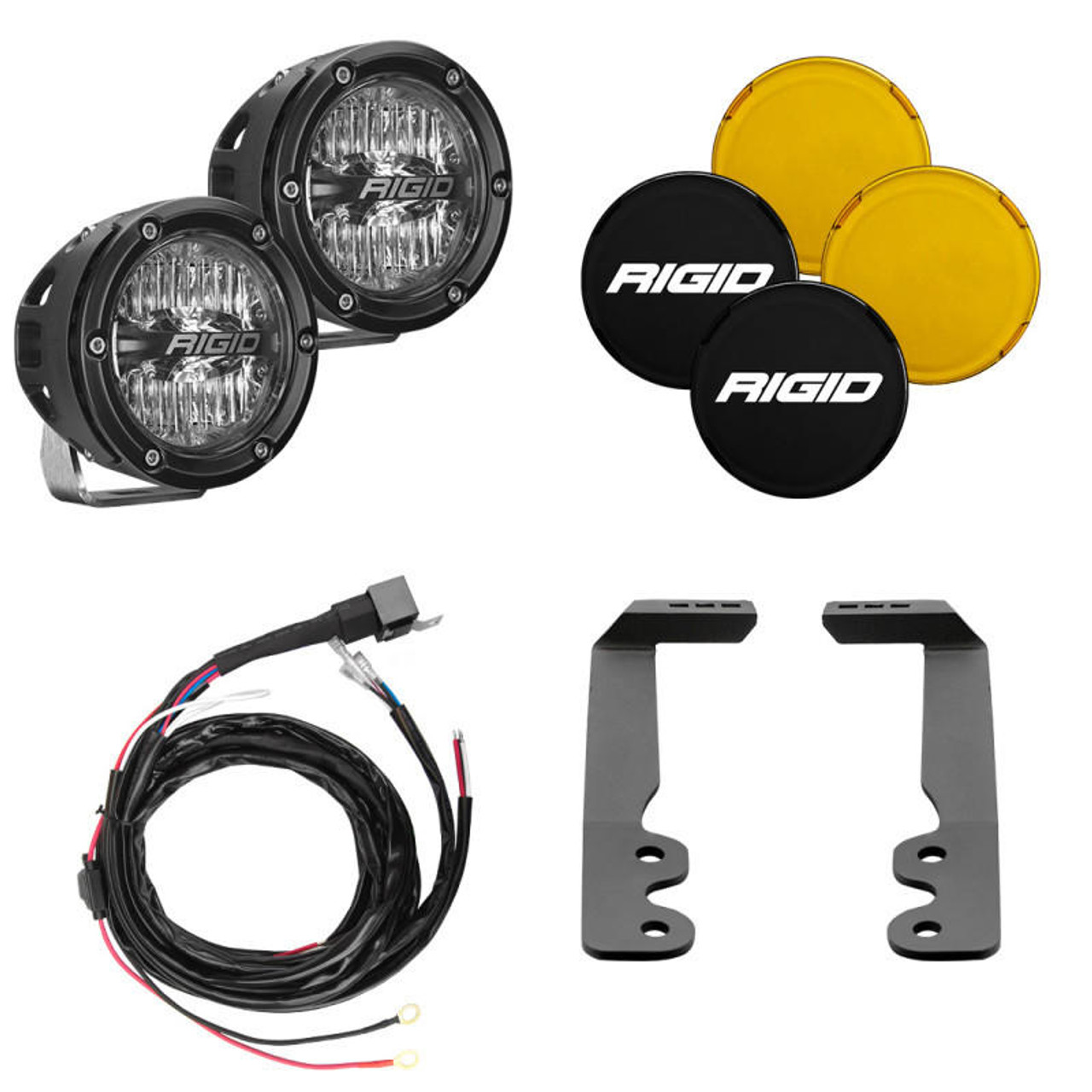  Rigid Industries 2022+ Toyota Tundra A-Pillar Light Kit (4in 360-Series) - 46807 