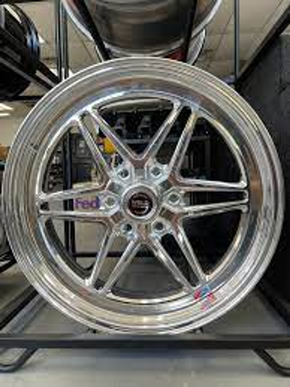 Weld RT-S S81 18x9 / 5x4.75 / 6.7in Backspace (Med Pad) Polished Drag Wheel - 81MP8090B67A