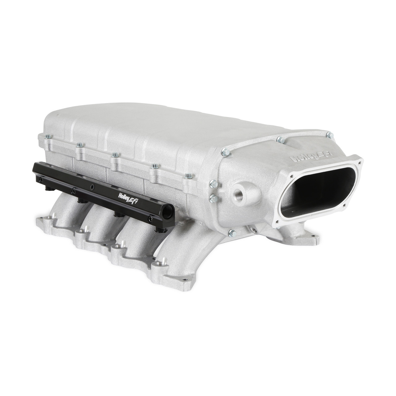 Holley EFI Ultra Lo-Ram Ford Bare Aluminum Intake Manifold (Use W/ 13-14 GT500 Throttle Body)