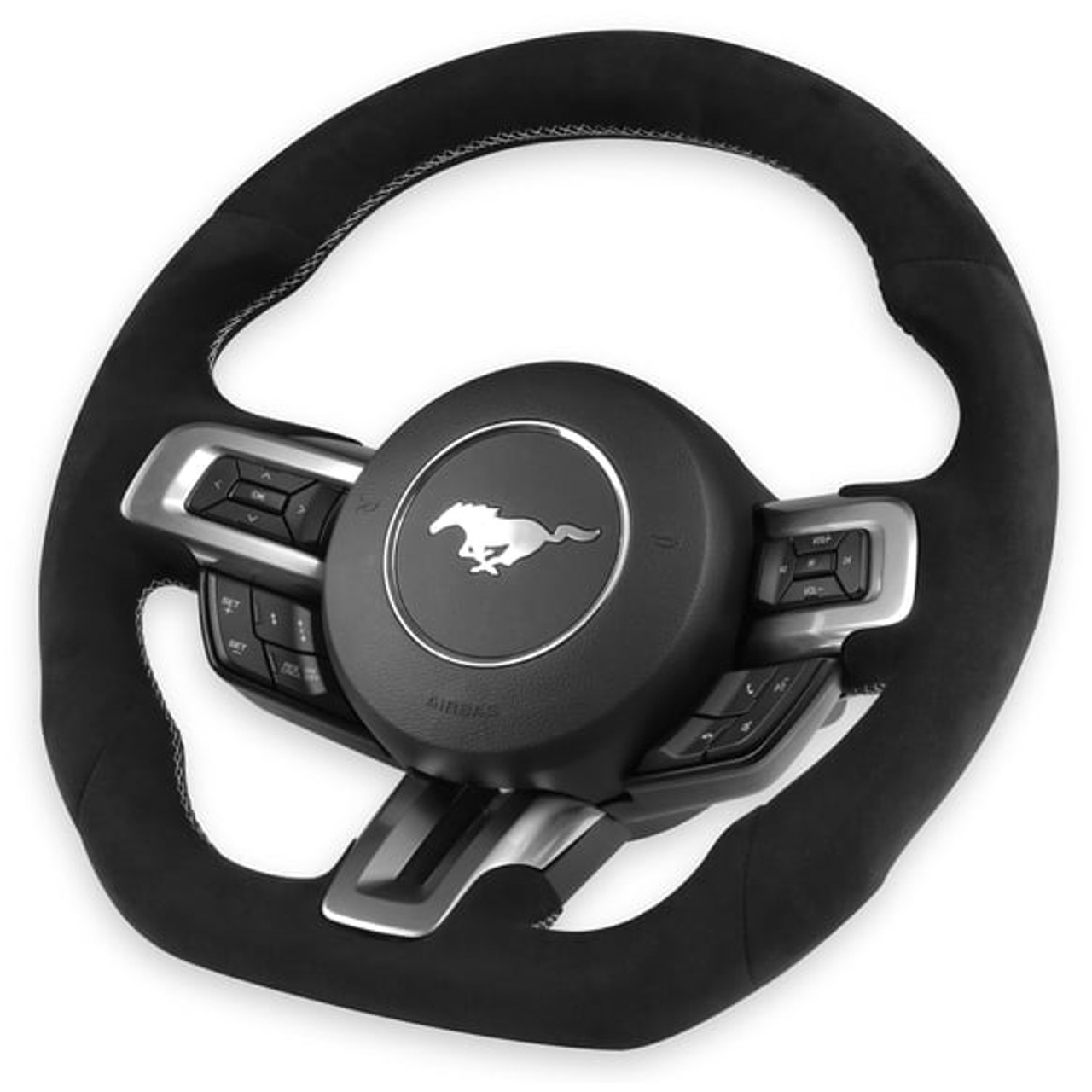 DRAKE MUSCLE CARS STEERING WHEEL - ALCANTARA WRAPPED 2015-2017 Mustang