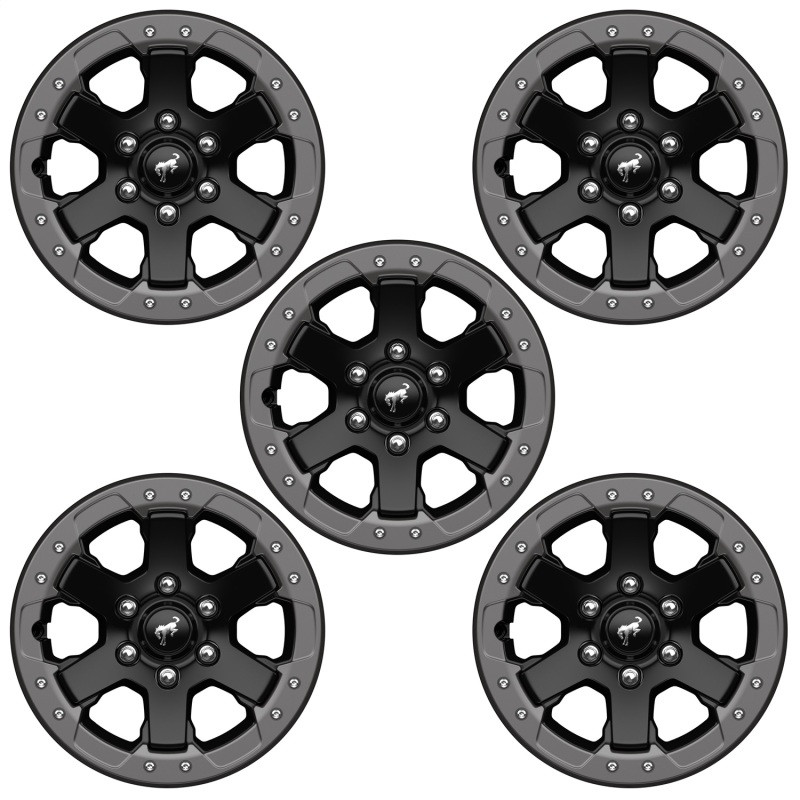 Ford Racing 21-23 Bronco 17inx8in Badlands Bead Lock Capable Wheel Kit - M-1007K-DC178B Photo - Primary