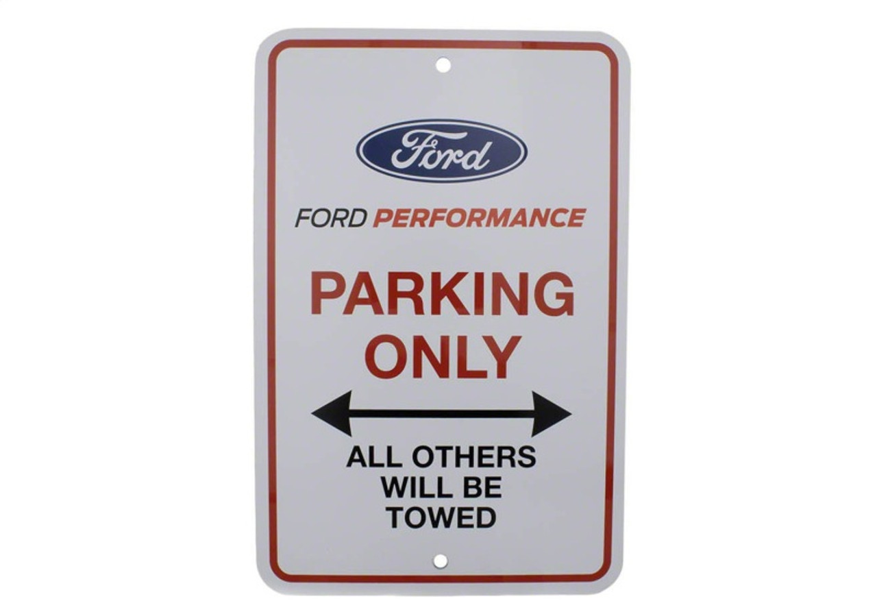 Ford Racing Ford Performance Parking Only Sign - M-1827-PARK Photo - Unmounted
