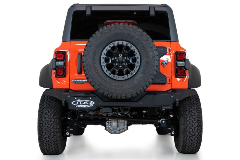 Addictive Desert Designs 22-23 Ford Bronco Raptor Rock Fighter Rear Bumper - R26012NA0103 Photo - Mounted