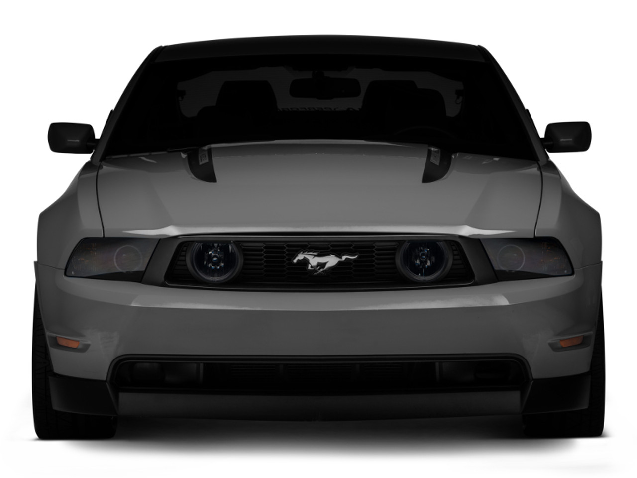 Raxiom 05-12 Ford Mustang GT LED Halo Fog Lights (Smoked) - 49134 Photo - Close Up