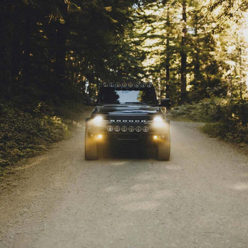 KC HiLiTES 2021+ Ford Bronco FLEX ERA 3 Dual Mode SAE Fog Light Pocket Kit - 97168 Photo - lifestyle view