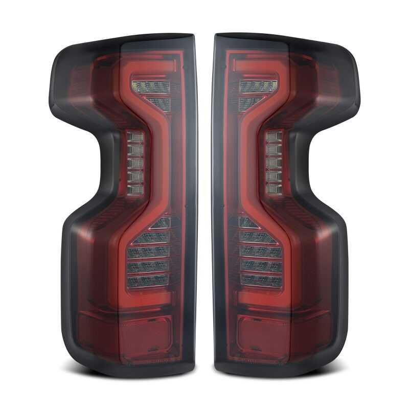 AlphaRex 19-23 Chevrolet Silverado 1500/2500HD/3500HD PRO-Series LED Tail Lights Red Smoke - 620060 Photo - Primary