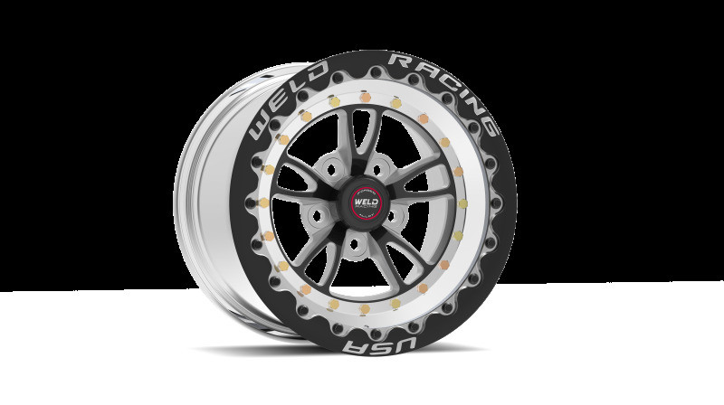 Weld RT Full Throttle 15x10 / 5x4.5 / 7.5in. BS Black Wheel - Single Beadlock - 793B510214F Photo - Primary