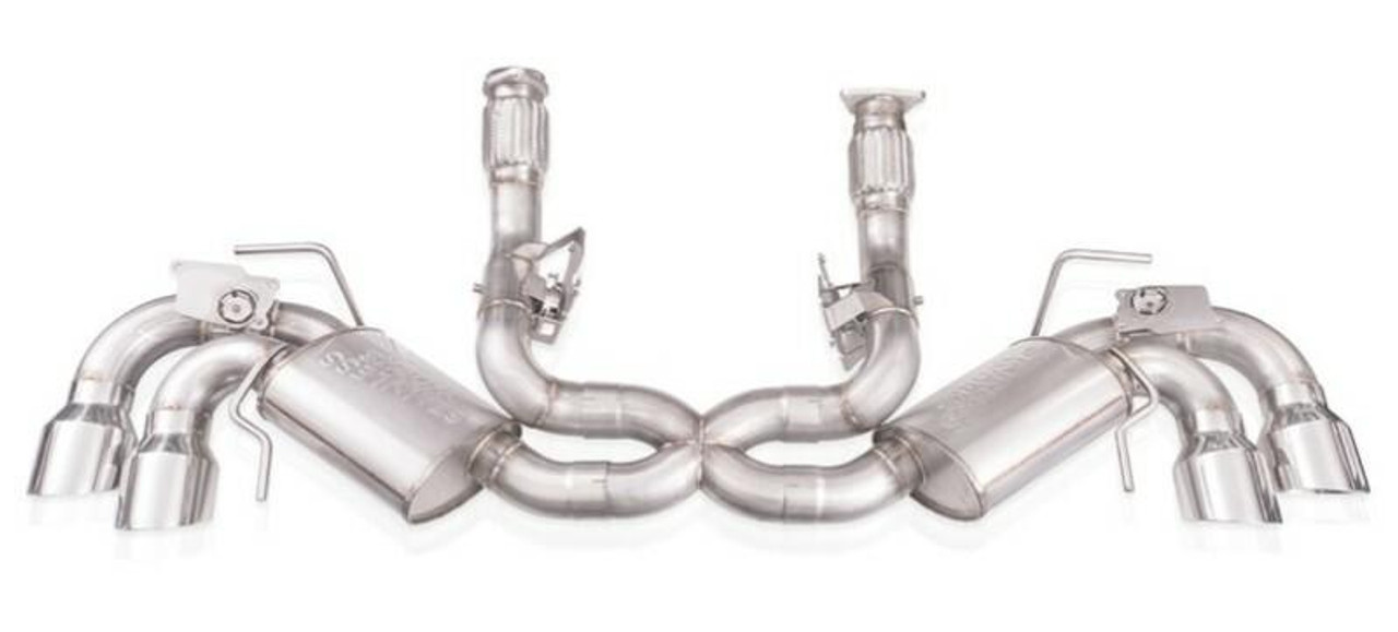 Stainless Works Stainless Works 20-21 Chevrolet Corvette C8 6.2L Redline Cat-Back Exhaust w/ Polished Tips - C8CBR