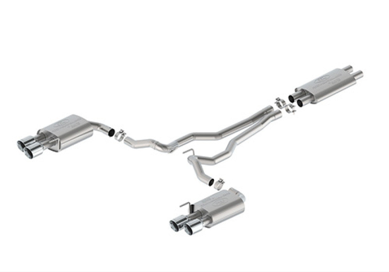 Ford Racing 2024 Mustang 5.0L Touring Non-Active Cat-Back Exhaust w/GT Valance - Chrome Tip - M-5200-M5TCV User 1