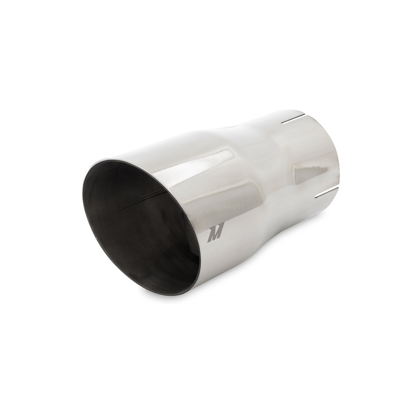 Mishimoto Clamo-On Single Wall Exhaust Tip 5in Outlet - Polished - MMEXH-TIP-SWP Photo - Primary