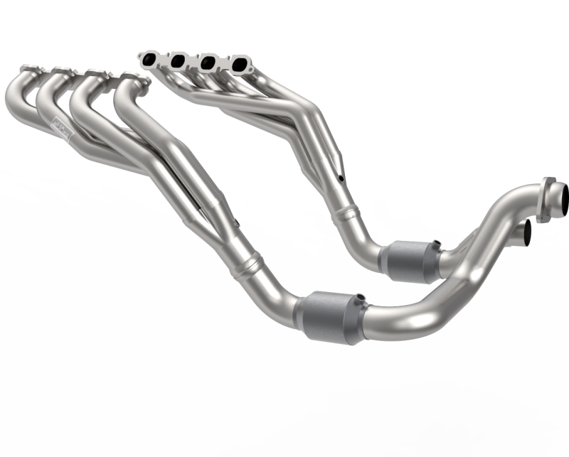 Kooks 20-22 Ford F250 7.3L V8 / Ford F350 7.3L V8 2in x 3in SS Headers w/ H.O. Green Catted Conn - 1400H640 Photo - Primary