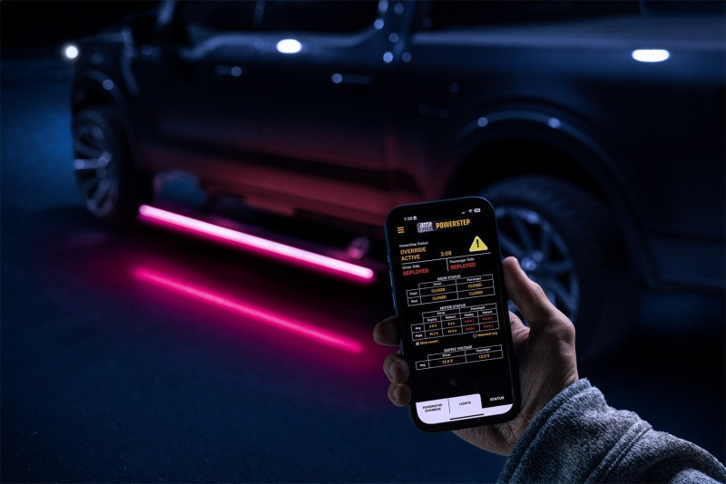 AMP Research 21-24 Ford F-150 SuperCrew PowerStep Vision - 96152-01A Photo - lifestyle view