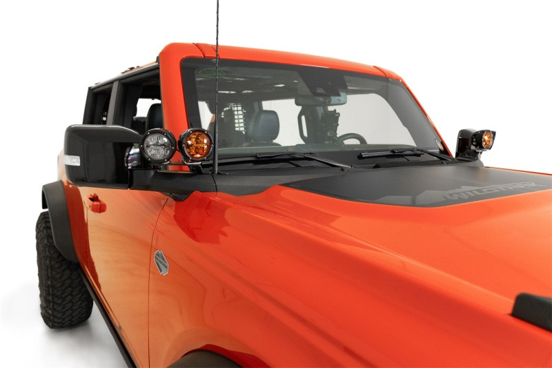 ADD 21-23 Ford Bronco/Raptor Dual Ditch Light Brackets - AC2301801NA Photo - Mounted