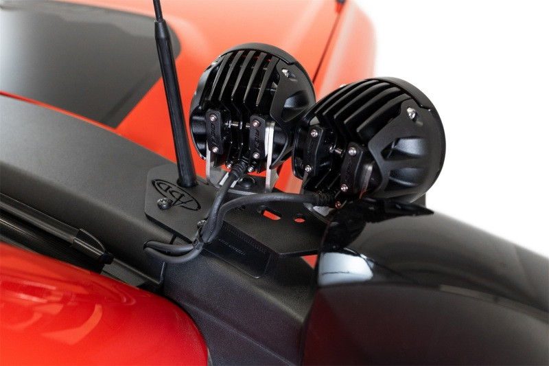 ADD 21-23 Ford Bronco/Raptor Dual Ditch Light Brackets - AC2301801NA Photo - Mounted