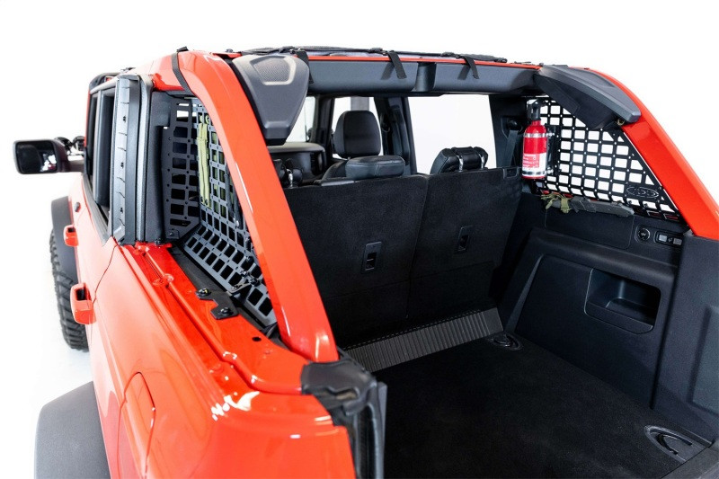 ADD 21-23 Ford Bronco & Bronco Raptor Rear Window Molle Storage Panels - AC2302801NA Photo - Mounted