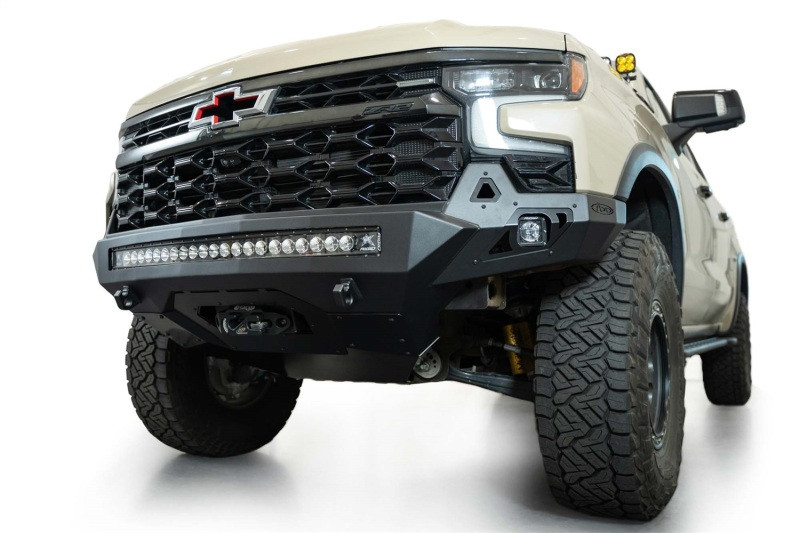 Addictive Desert Designs 2022+ Chevy Silverado 1500 ZR2 Stealth Fighter Front Bumper - F120083030103 Photo - Mounted