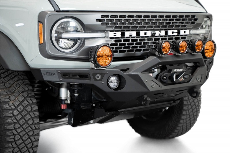 Addictive Desert Designs 21-23 Ford Bronco Krawler Front Bumper - F230311070102 Photo - Mounted