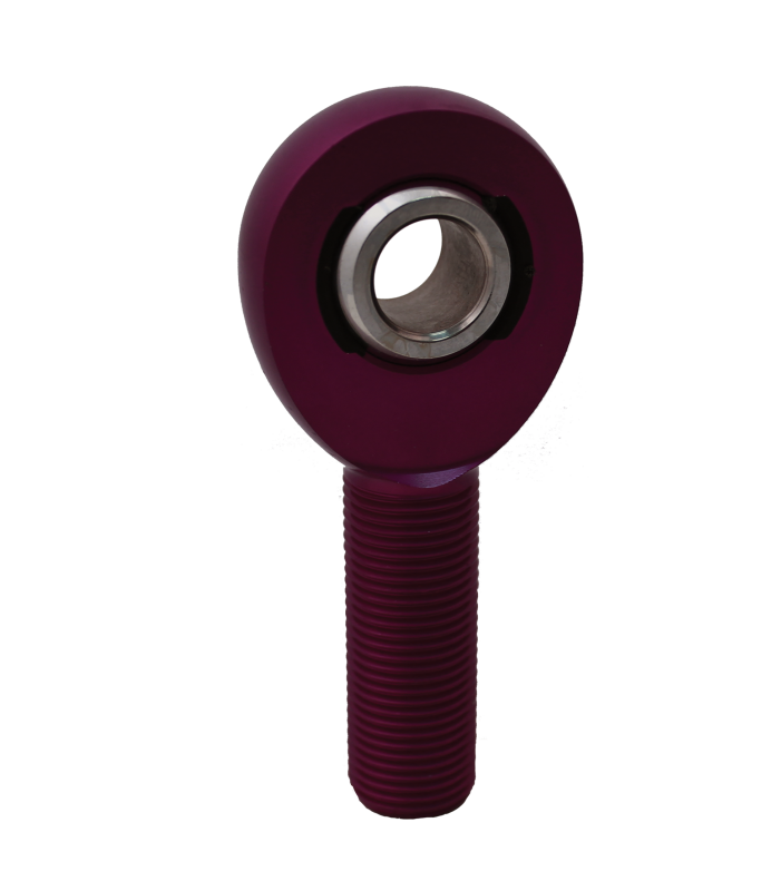 QA1 A Series Endura Rod End - Male/Left Hand - .5in Bore x 5/8-18 - Purple Aluminum - AML8-10PU Photo - Primary