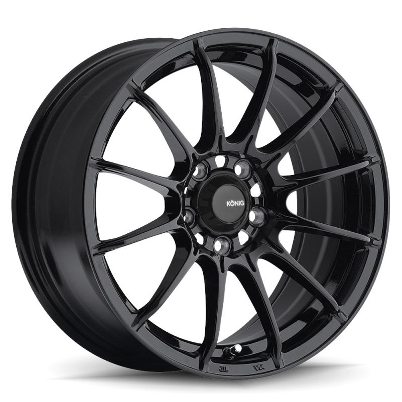 Konig Konig Dial In 15x9 4x100 ET35 Gloss Black - DI59100355