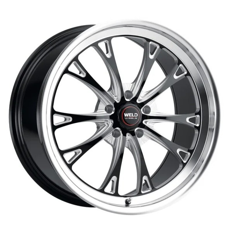 Weld Belmont Beadlock 15x10 / 5x114.3 BP / ET25 BS 6.48 DIA 78.1 Gloss Black MIL - S157B0067P25 Photo - Primary